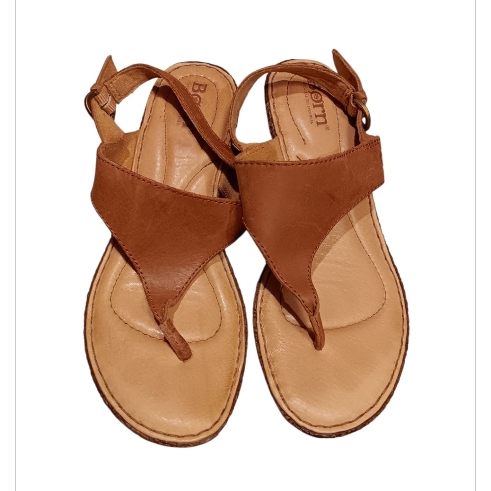 Born Women's Brown Leather Sandals Sz 7